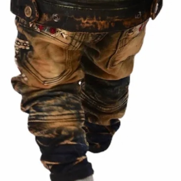 BOYS’ 8IGHTH DSTRKT JEAN-GOLD BLACK - Picture 3 of 6